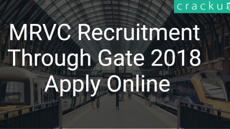 MRVC Recruitment 2018
